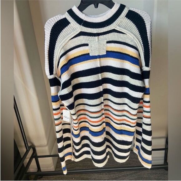 We the Free Sunny Stripe Sweater S - Picture 6 of 11
